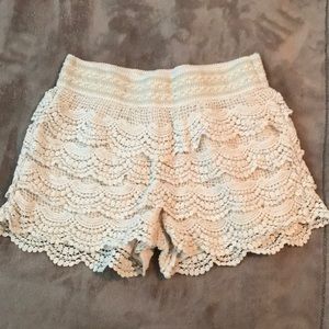 Lace shorts